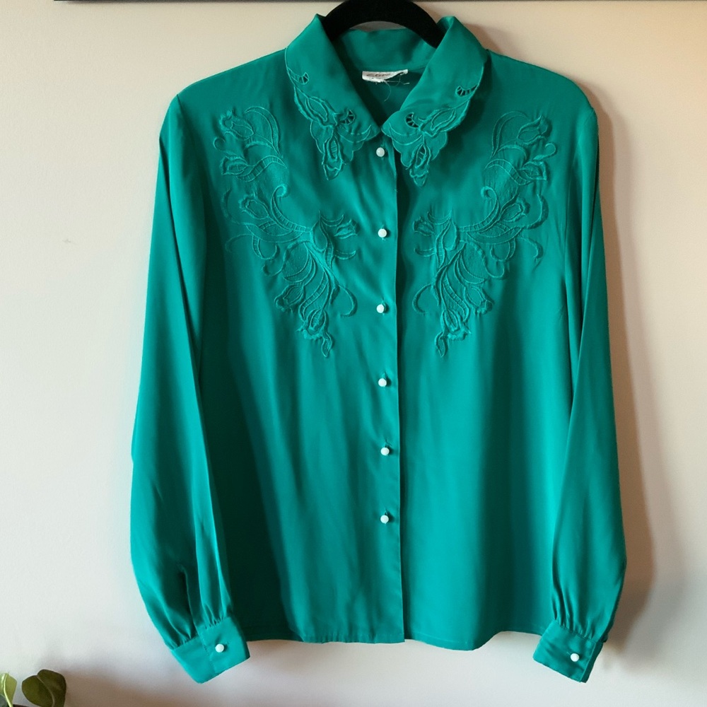 Vintage Button Up Blouse